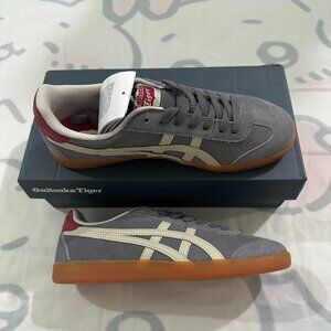 Onitsuka Tiger Dark Grey Flat Sneakers